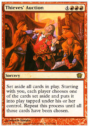 Thieves' Auction (8th Edition) Medium Play