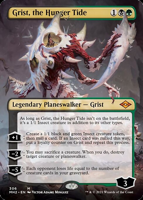 Grist, the Hunger Tide (Borderless) (Modern Horizons 2) Near Mint Foil