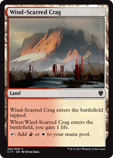 Wind-Scarred Crag (Commander 2017) Near Mint