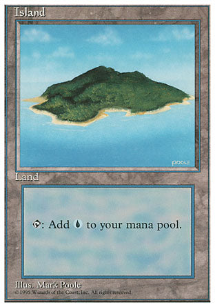 Island (4th Edition) Medium Play