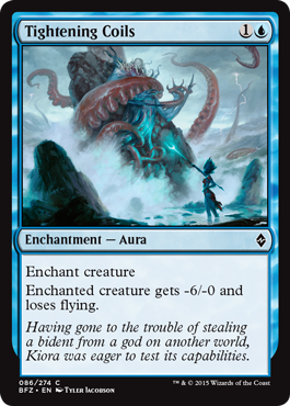 Tightening Coils (Battle for Zendikar) Near Mint