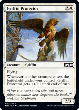 Griffin Protector (Magic 2020 Core Set) Near Mint