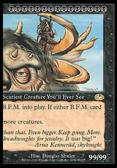 B.F.M. #29 (Big Furry Monster) (Unglued) Light Play