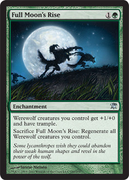 Full Moon's Rise  (Innistrad) Light Play Foil