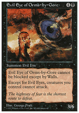 Evil Eye of Orms-By-Gore (5th Edition) Medium Play