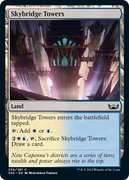 Skybridge Towers (Streets of New Capenna) Near Mint Foil