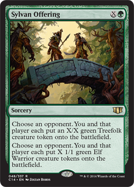 Sylvan Offering (Commander 2014 Edition) Near Mint