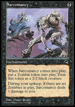 Sarcomancy (Tempest) Light Play