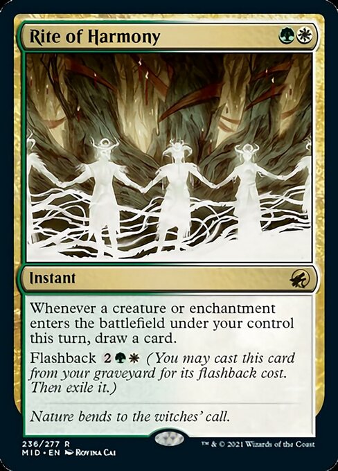 Rite of Harmony (Innistrad: Midnight Hunt) Near Mint