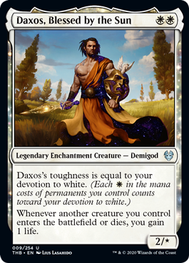 Daxos, Blessed by the Sun (Theros Beyond Death) Near Mint