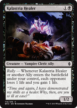 Kalastria Healer (Battle for Zendikar) Medium Play