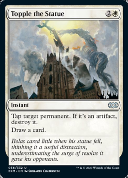 Topple the Statue (Double Masters) Medium Play