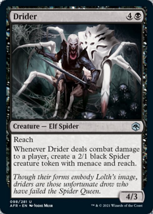Drider (Adventures in the Forgotten Realms) Near Mint Foil