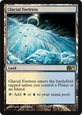 Glacial Fortress (Magic 2012 Core Set) Medium Play Foil