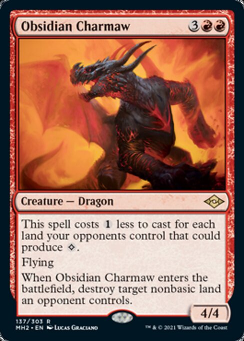 Obsidian Charmaw (Modern Horizons 2) Medium Play