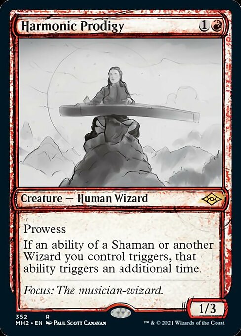 Harmonic Prodigy (Showcase) (Modern Horizons 2) Near Mint