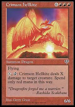 Crimson Hellkite (Mirage) Medium Play