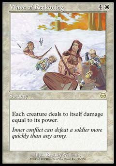 Wave of Reckoning (Mercadian Masques) Medium Play