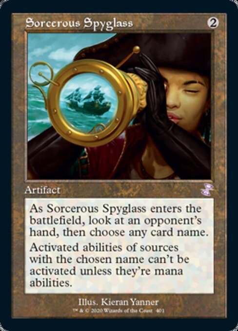 Sorcerous Spyglass (Time Spiral Remastered) Near Mint Foil