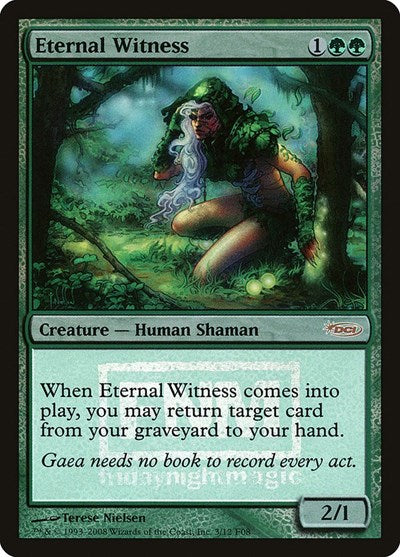 Eternal Witness (Promos: FNM) Light Play Foil
