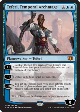 Teferi, Temporal Archmage (Commander 2014 Edition) Light Play