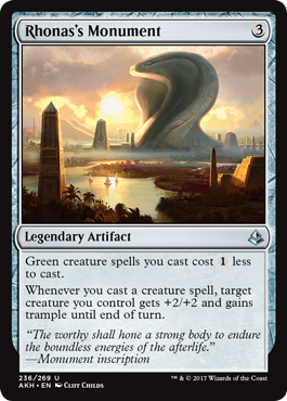 Rhonas's Monument (Amonkhet) Light Play