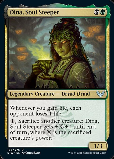 Dina, Soul Steeper (Strixhaven) Near Mint Foil