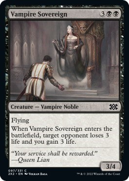 Vampire Sovereign (Double Masters 2022) Near Mint Foil