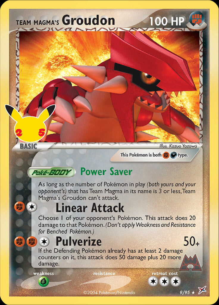 Team Magma's Groudon (9/95) [SWSH: Celebrations Classic Collection]