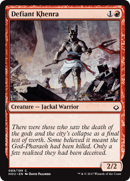 Defiant Khenra (Hour of Devastation) Medium Play