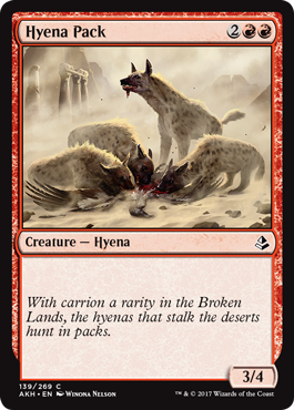 Hyena Pack (Amonkhet) Light Play