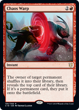 Chaos Warp (Commander 2019) Near Mint