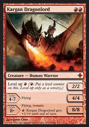 Kargan Dragonlord (Rise of the Eldrazi) Heavy Play