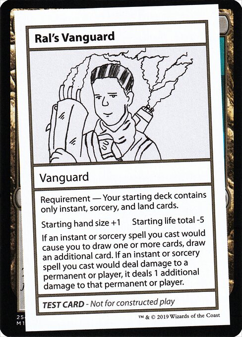 Rals Vanguard (No PW Symbol) (Mystery Booster Test Print 2021) Near Mint