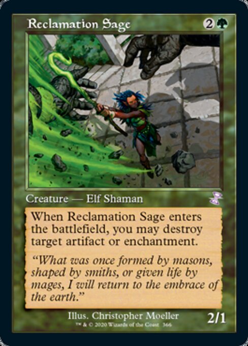 Reclamation Sage (Time Spiral Remastered) Near Mint Foil