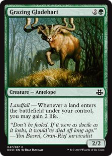 Grazing Gladehart (Duel Decks: Kiora vs Elspeth) Near Mint