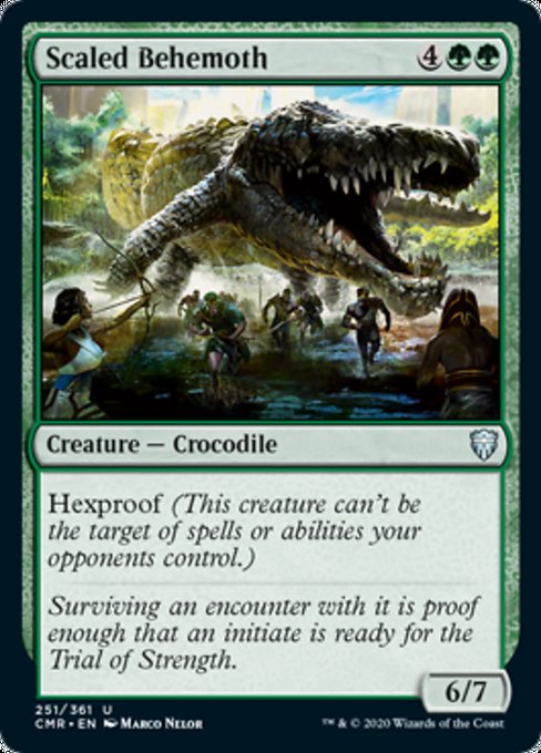 Scaled Behemoth (Commander Legends) Near Mint Foil