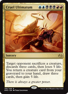 Cruel Ultimatum (Modern Masters 2017) Medium Play