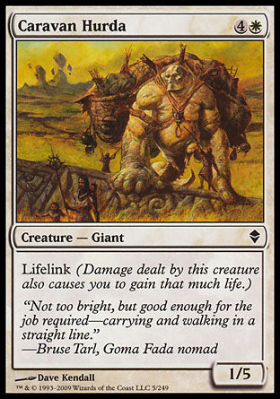 Caravan Hurda (Zendikar) Near Mint