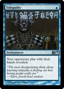 Telepathy (Magic 2010 Core Set) Light Play Foil