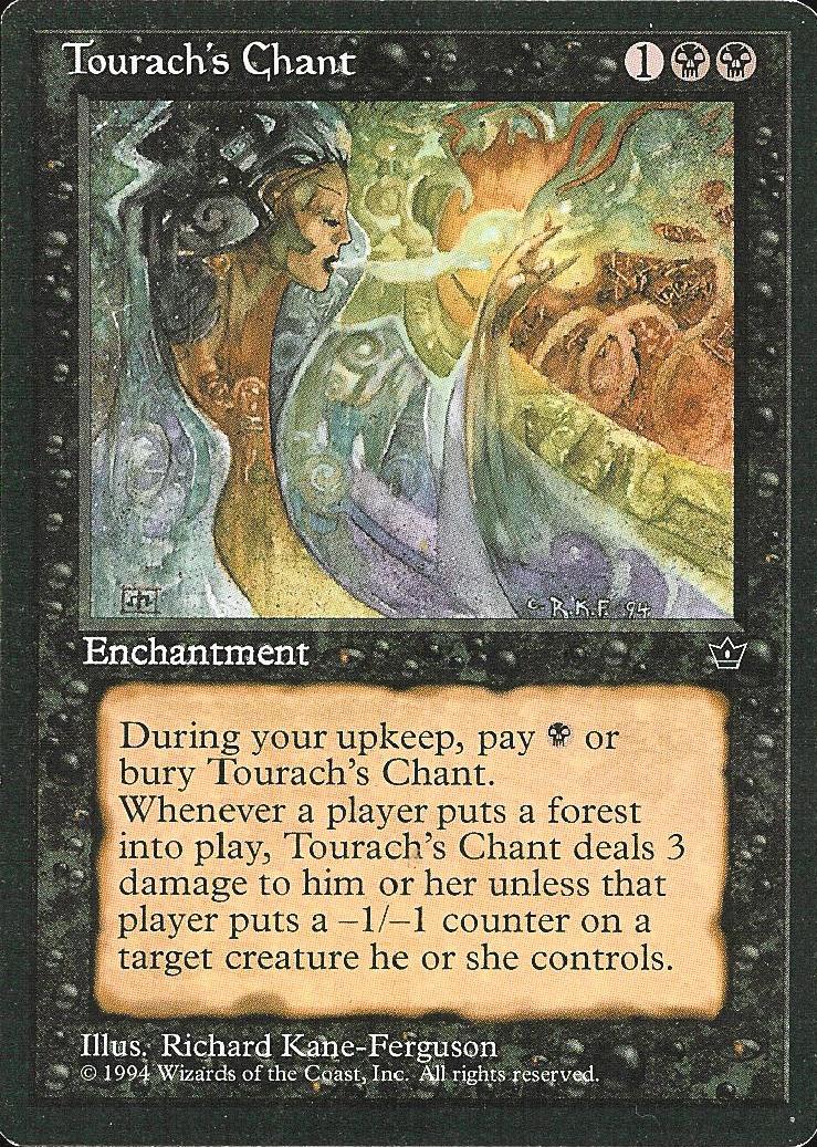 Tourach's Chant (Fallen Empires) Near Mint