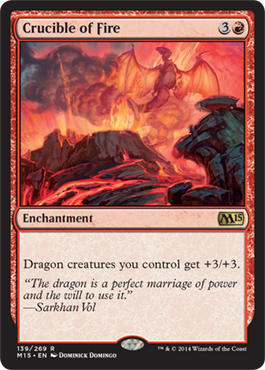 Crucible of Fire (Magic 2015 Core Set) Medium Play