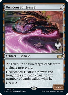Unlicensed Hearse (Promo Pack: Streets of New Capenna) Light Play