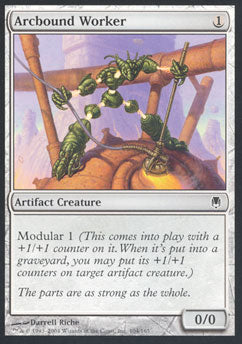 Arcbound Worker (Darksteel) Light Play Foil