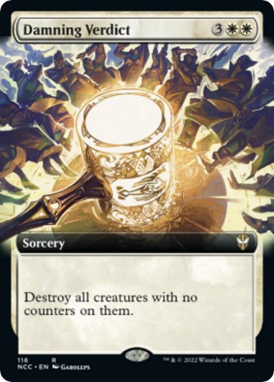 Damning Verdict (Extended Art) (Commander: Streets of New Capenna) Near Mint