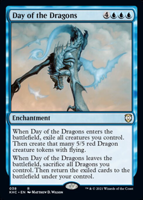 Day of the Dragons (Commander 2021 Kaldheim) Light Play