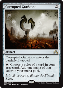 Corrupted Grafstone (Shadows Over Innistrad) Medium Play