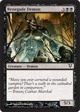 Renegade Demon (Avacyn Restored) Medium Play