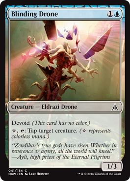 Blinding Drone (Oath of the Gatewatch) Medium Play