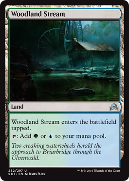 Woodland Stream (Shadows Over Innistrad) Medium Play